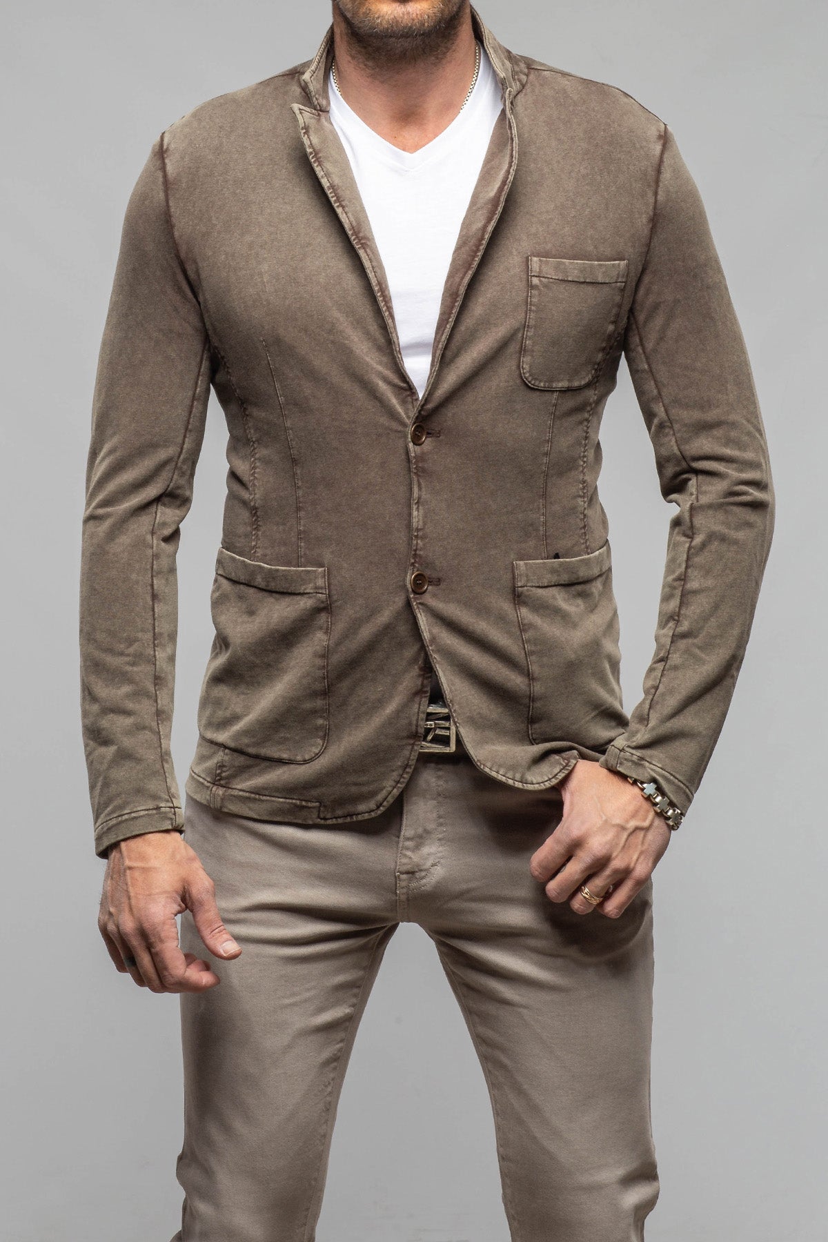 Gimo's Brady Knit Shirt Jacket Samples - Mens - Outerwear - Cloth