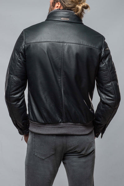 Gimo's Bryant Deerskin Bomber Samples - Mens - Outerwear - Leather