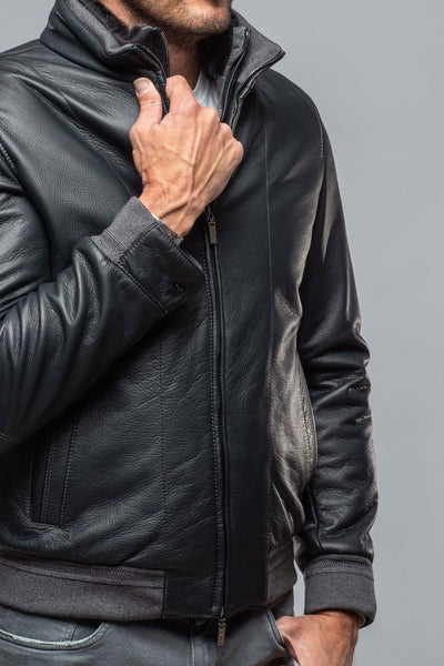 Gimo's Bryant Deerskin Bomber Samples - Mens - Outerwear - Leather