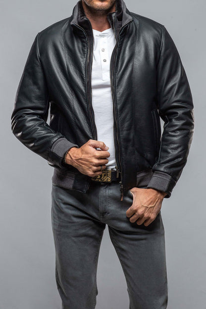 Gimo's Bryant Deerskin Bomber Samples - Mens - Outerwear - Leather