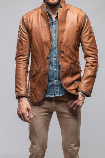 Gimo's Burn Vintage Leather Blazer Samples - Mens - Outerwear - Leather