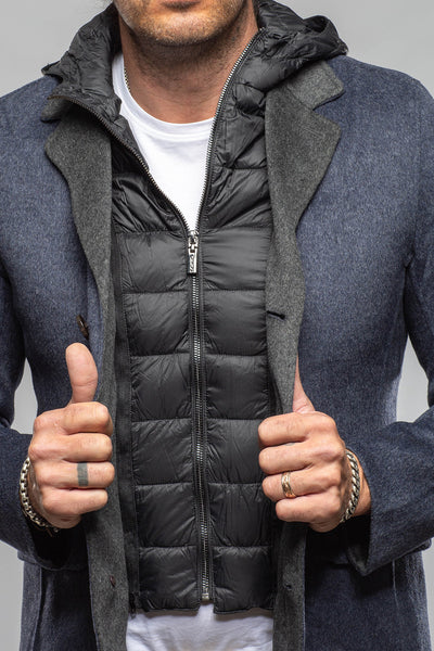 Gimo's Burrow Knit Coat with Down Fill Samples - Mens - Outerwear - Cloth