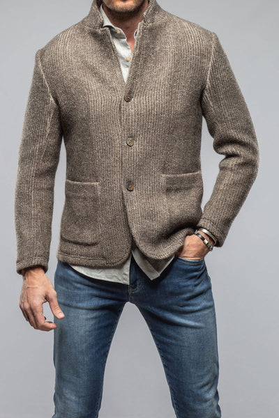 Gimo's Cardigan Shirt Jacket In Grey Warehouse - Mens - Outerwear - Cloth
