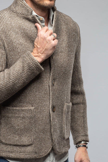 Gimo's Cardigan Shirt Jacket In Grey Warehouse - Mens - Outerwear - Cloth