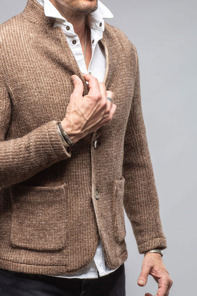Gimo's Cardigan Shirt Jacket In Washed Brown Warehouse - Mens - Outerwear - Cloth