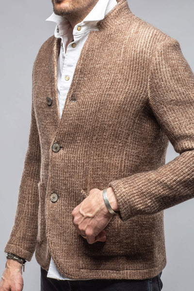 Cardigan Shirt Jacket In Washed Brown | Warehouse - Mens - Outerwear - Cloth | Gimo's