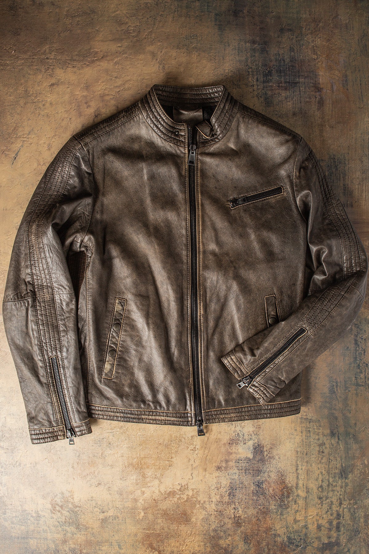 Carlo Moto Jacket | Samples - Mens - Outerwear - Leather | Gimo's