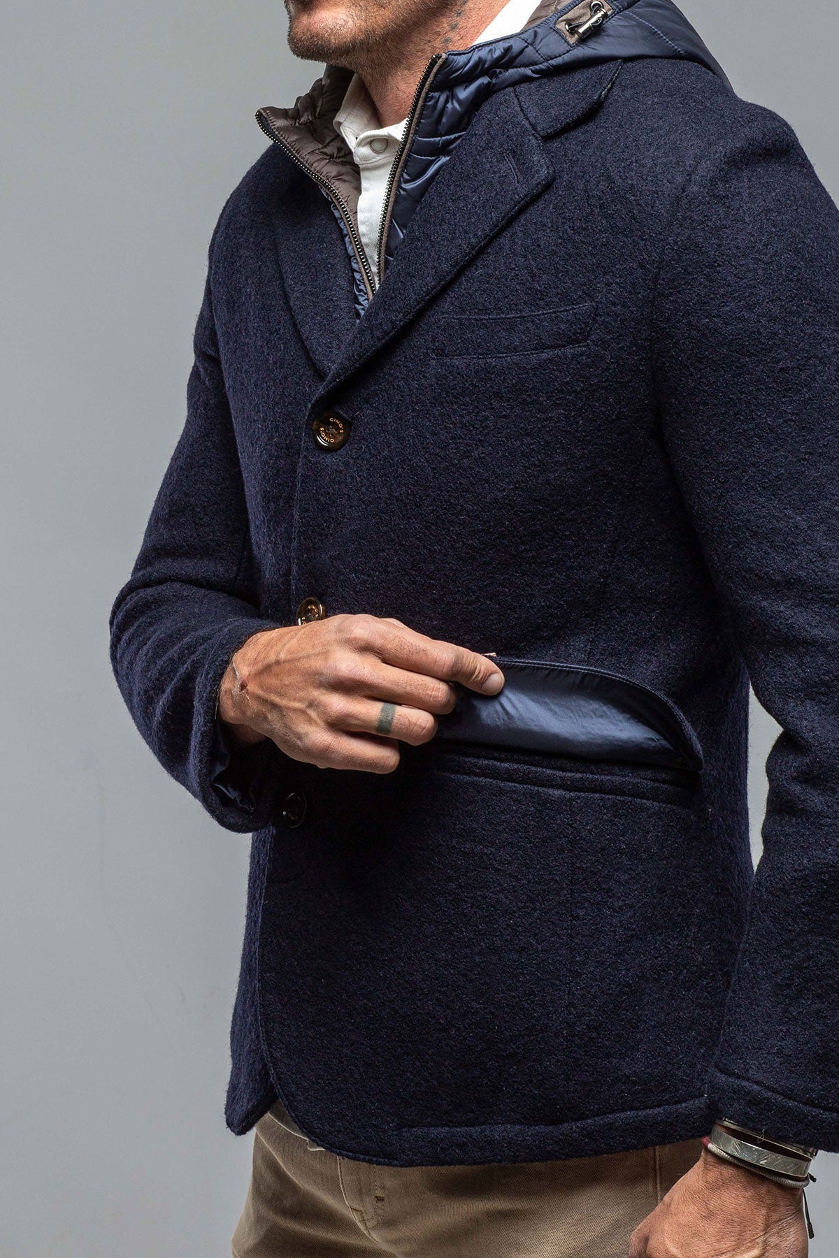 GIMO'S Carmichael Wool/Mohair Jacket