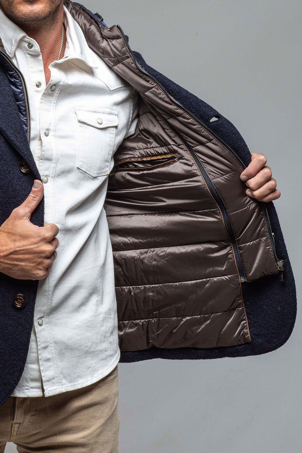 GIMO'S Carmichael Wool/Mohair Jacket