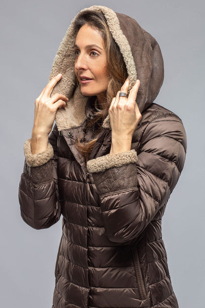 Gimo's Carrie Après Puffer in Metallic Brown Warehouse - Ladies - Outerwear - Cloth