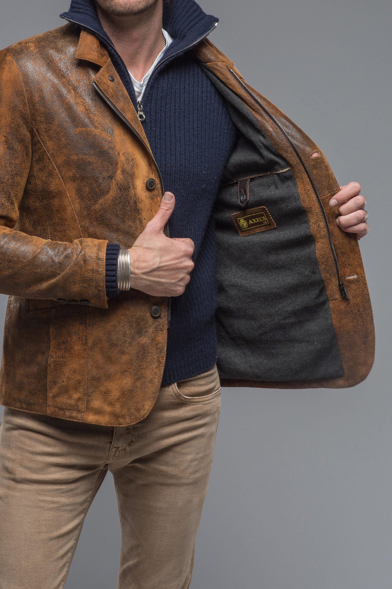 Cervinia Mid-Weight Jacket | Mens - Outerwear - Leather | Gimo's