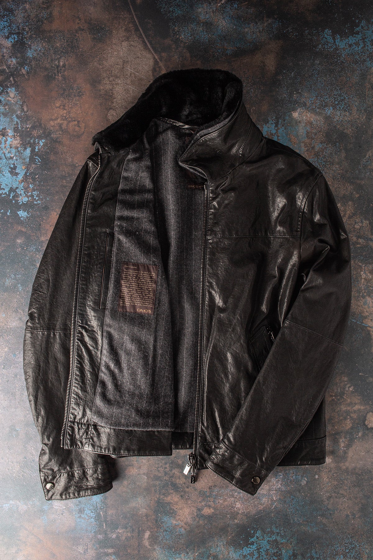 Gimo's Chauncy Bomber Samples - Mens - Outerwear - Leather