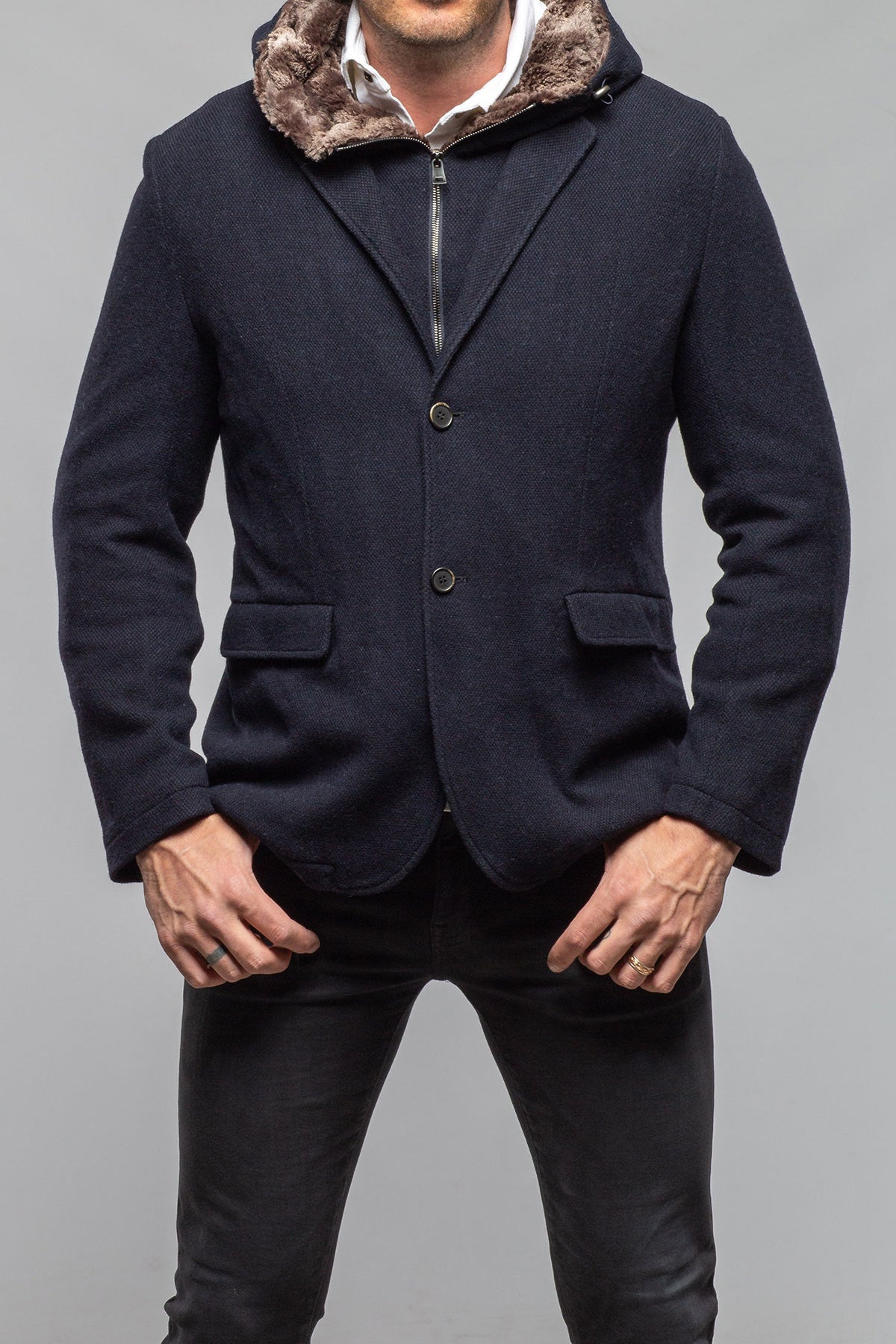 Gimo's Collins Knit Coat Samples - Mens - Outerwear - Cloth