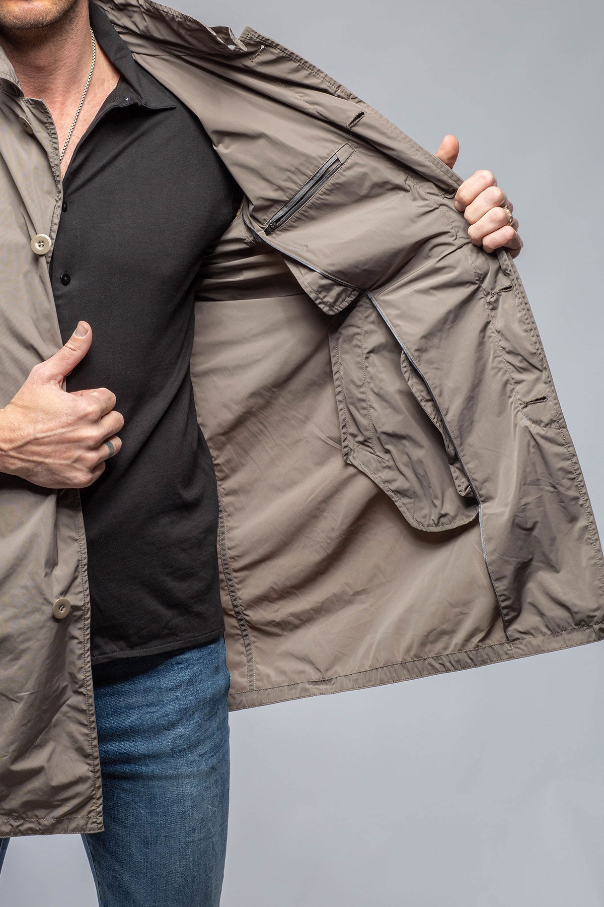 Gimo's Cory Lightweight Jacket In Tan Warehouse - Mens - Outerwear - Cloth