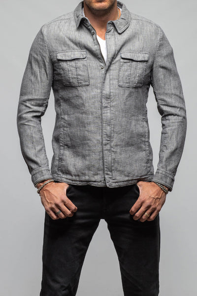 Gimo's | Davos Cotton/Linen Shirt Jacket | Warehouse - Mens - Outerwear - Cloth 