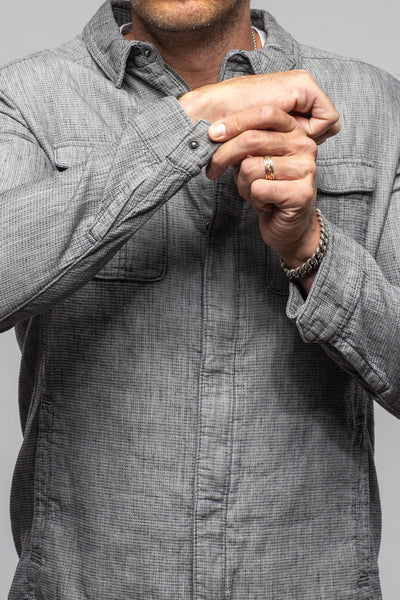 Gimo's | Davos Cotton/Linen Shirt Jacket | Warehouse - Mens - Outerwear - Cloth 