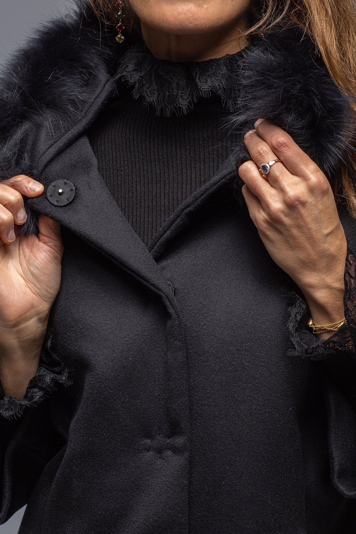 Gimo's Diane Wool/Cashmere Overcoat In Black Warehouse - Ladies - Outerwear - Cloth