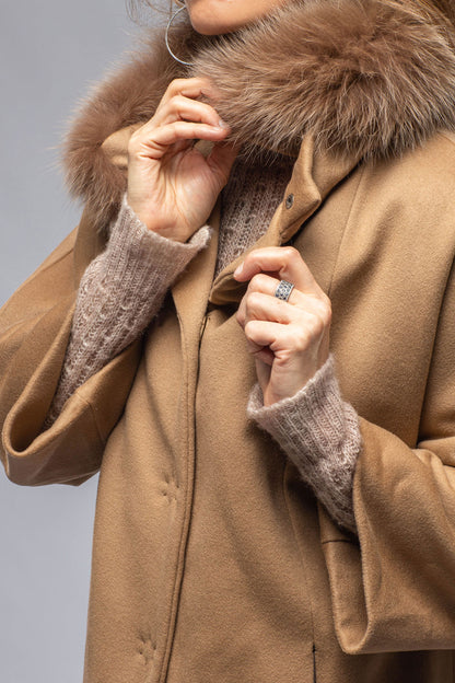 Gimo's Diane Wool/Cashmere Overcoat In Tan Warehouse - Ladies - Outerwear - Cloth