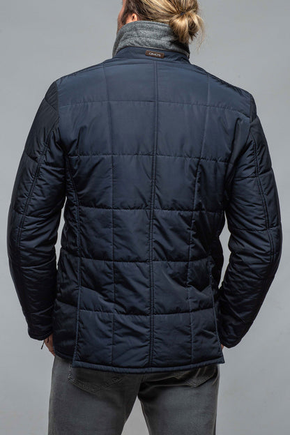 Gimo's Edison Quilted Jacket Navy Warehouse - Mens - Outerwear - Cloth
