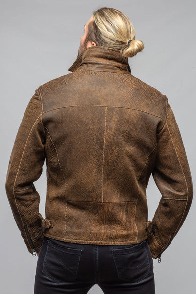 Filippo Nubuck Jacket | Samples - Mens - Outerwear - Leather | Gimo's