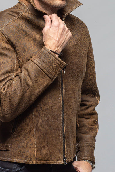 Filippo Nubuck Jacket | Samples - Mens - Outerwear - Leather | Gimo's
