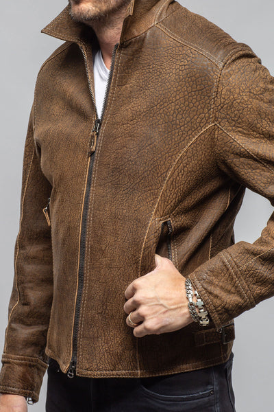 Filippo Nubuck Jacket | Samples - Mens - Outerwear - Leather | Gimo's