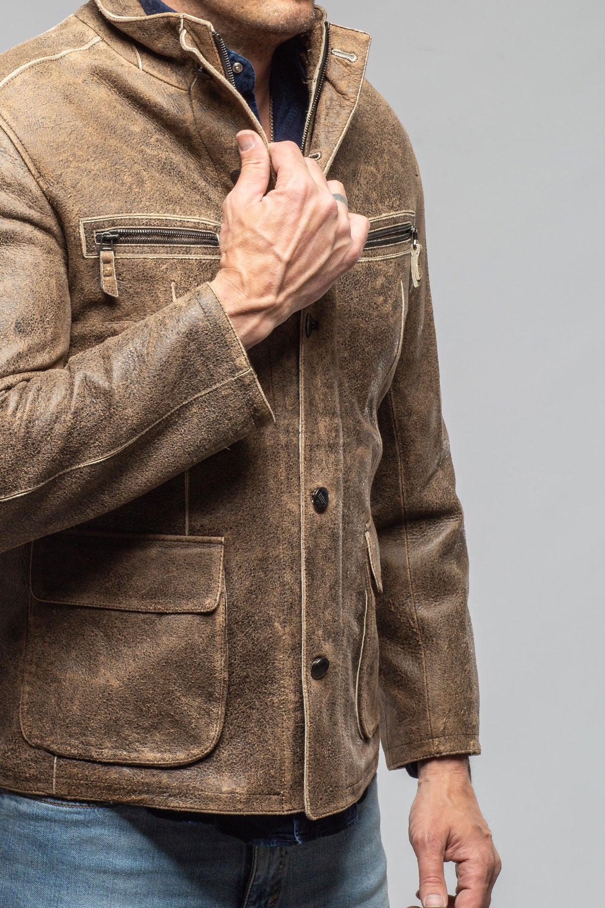 Gerard Vintage Jacket | Samples - Mens - Outerwear - Leather | Gimo's