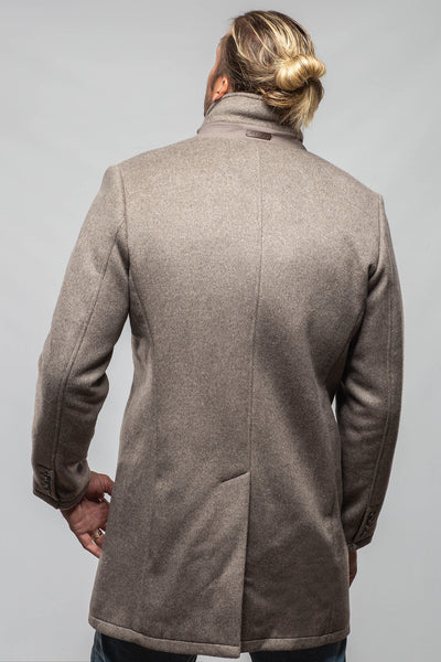Gimo's Gore Wool Hooded Overcoat Samples - Mens - Outerwear - Cloth