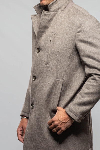 Gimo's Gore Wool Hooded Overcoat Samples - Mens - Outerwear - Cloth