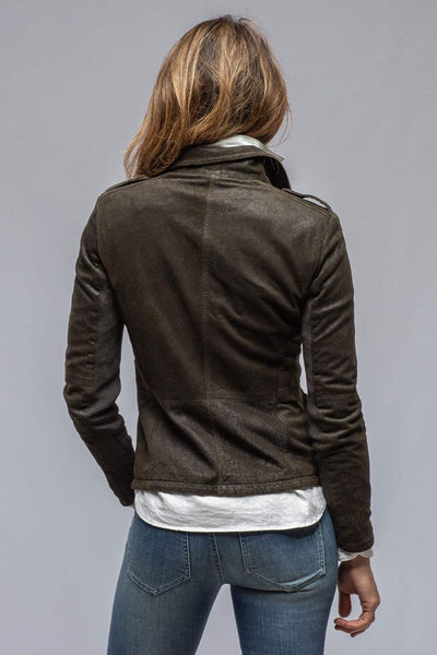 Gimo's | Guns & Roses Jacket in Vintage Olive | Ladies - Outerwear - Leather 