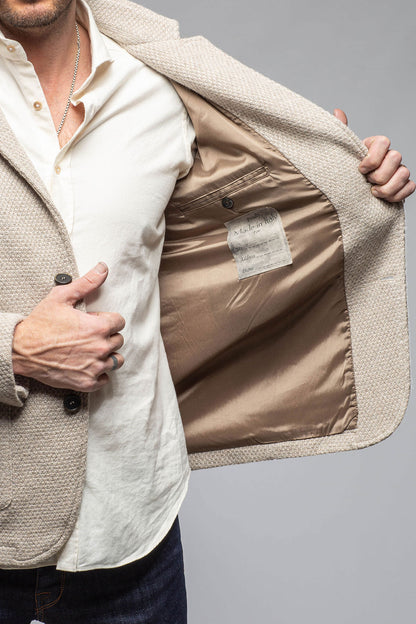 Gimo's Halifax Knit Coat in Stone Warehouse - Mens - Outerwear - Cloth