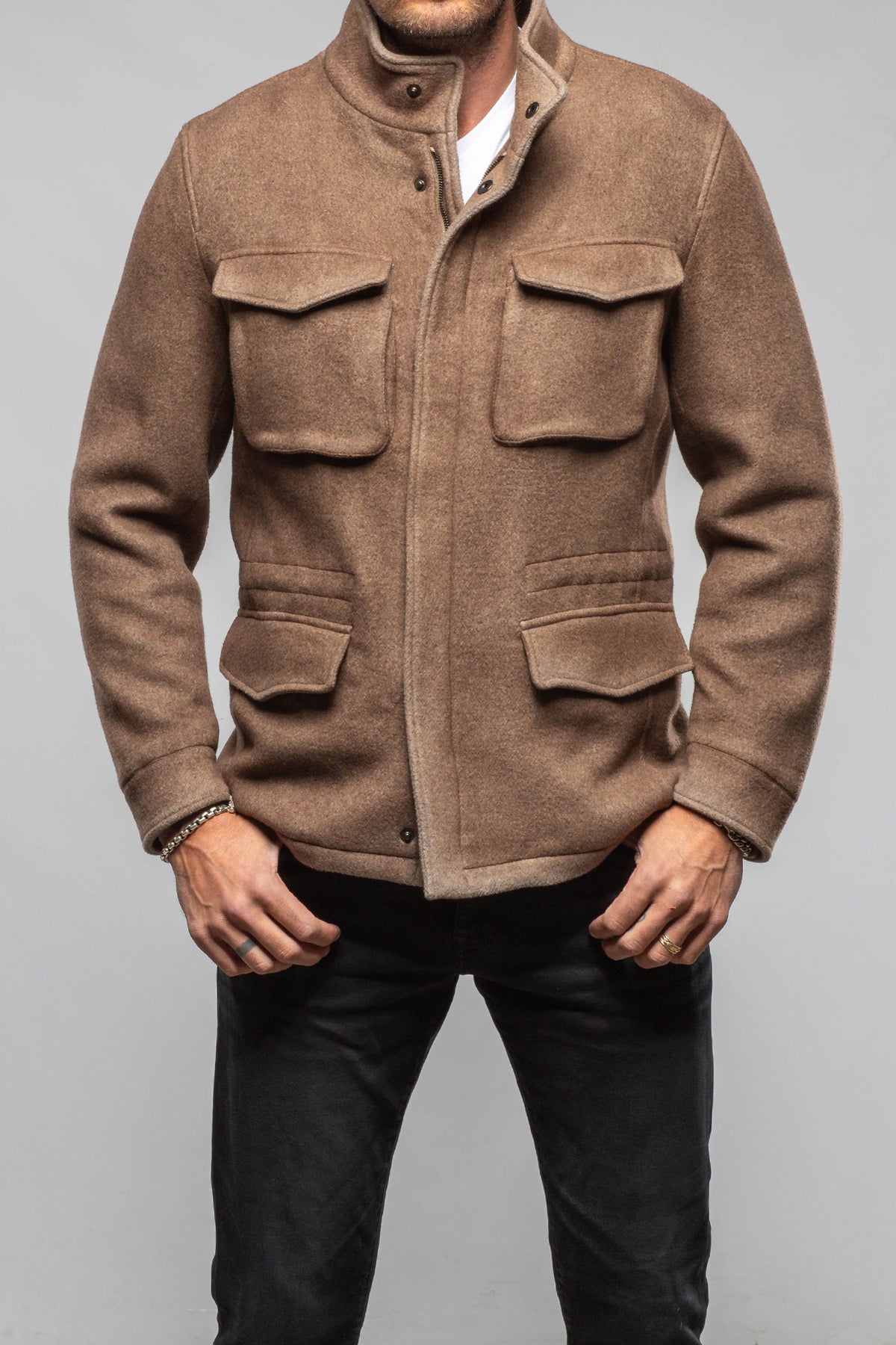 Gimo's Henne Wool Field Coat Samples - Mens - Outerwear - Cloth