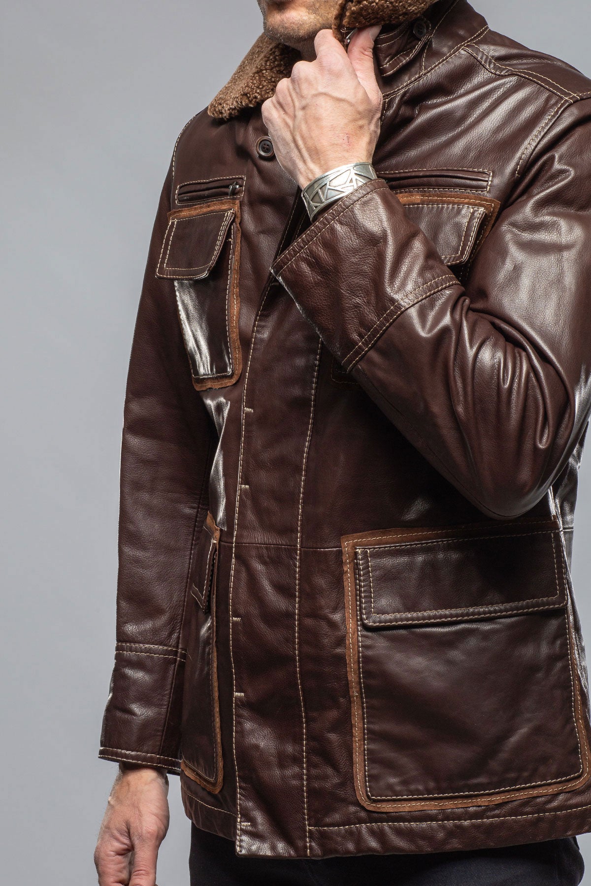 Gimo's Hillis Leather Jacket Samples - Mens - Outerwear - Leather