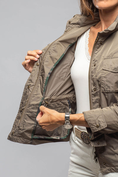 Gimo's Julie Lightweight Coat In Olive Warehouse - Ladies - Outerwear - Lightweight