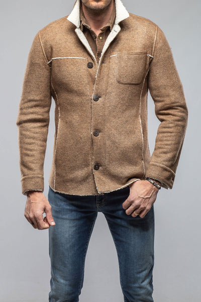 Gimo's Kalispell Sherpa Shirt Jacket In Beige Warehouse - Mens - Outerwear - Cloth