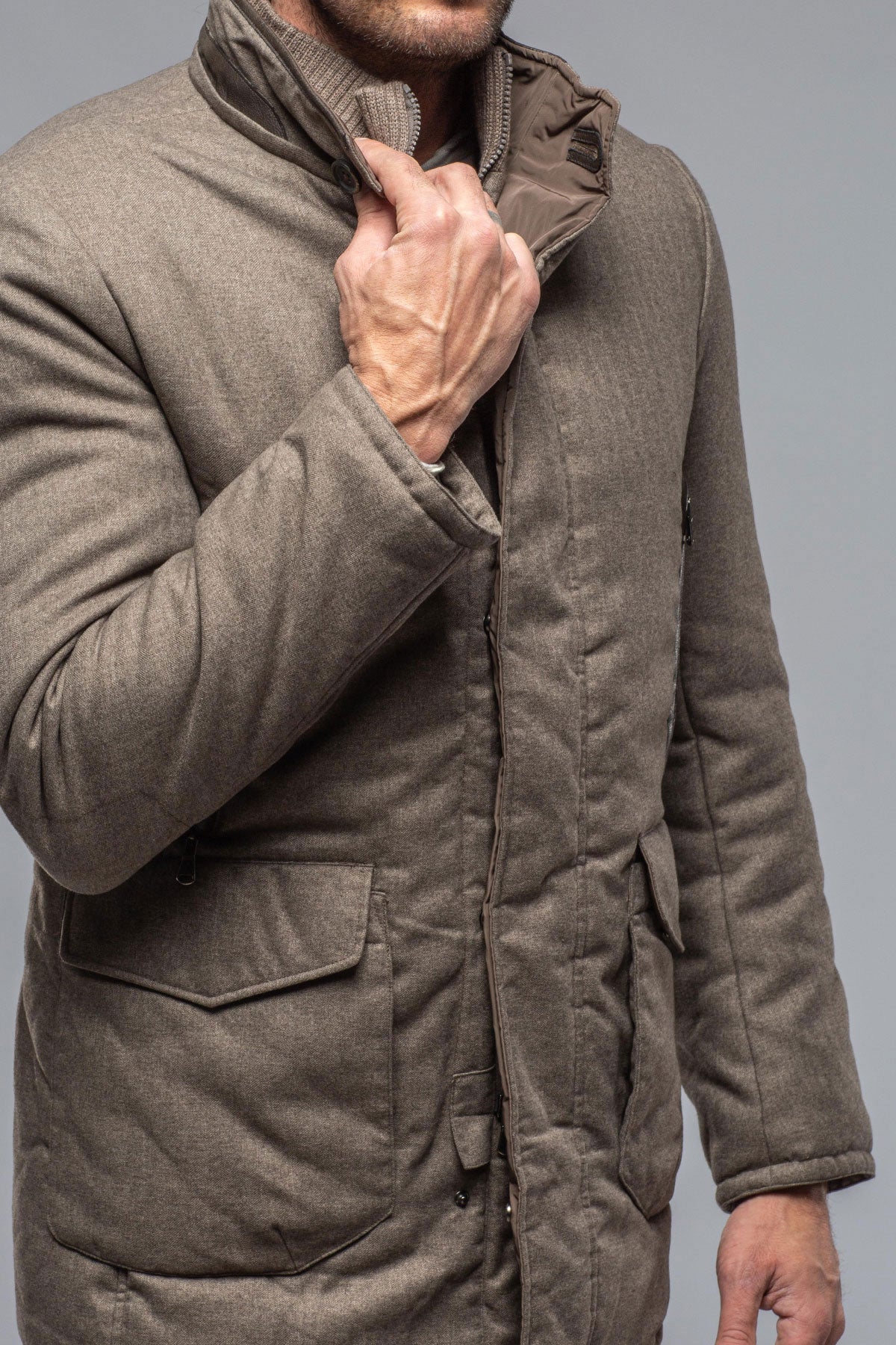 Gimo's Kipling Coat In Stone Warehouse - Mens - Outerwear - Cloth