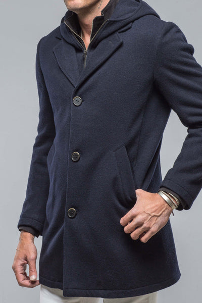 Gimo's Leon II Wool Jacket in Navy Mens - Outerwear - Cloth