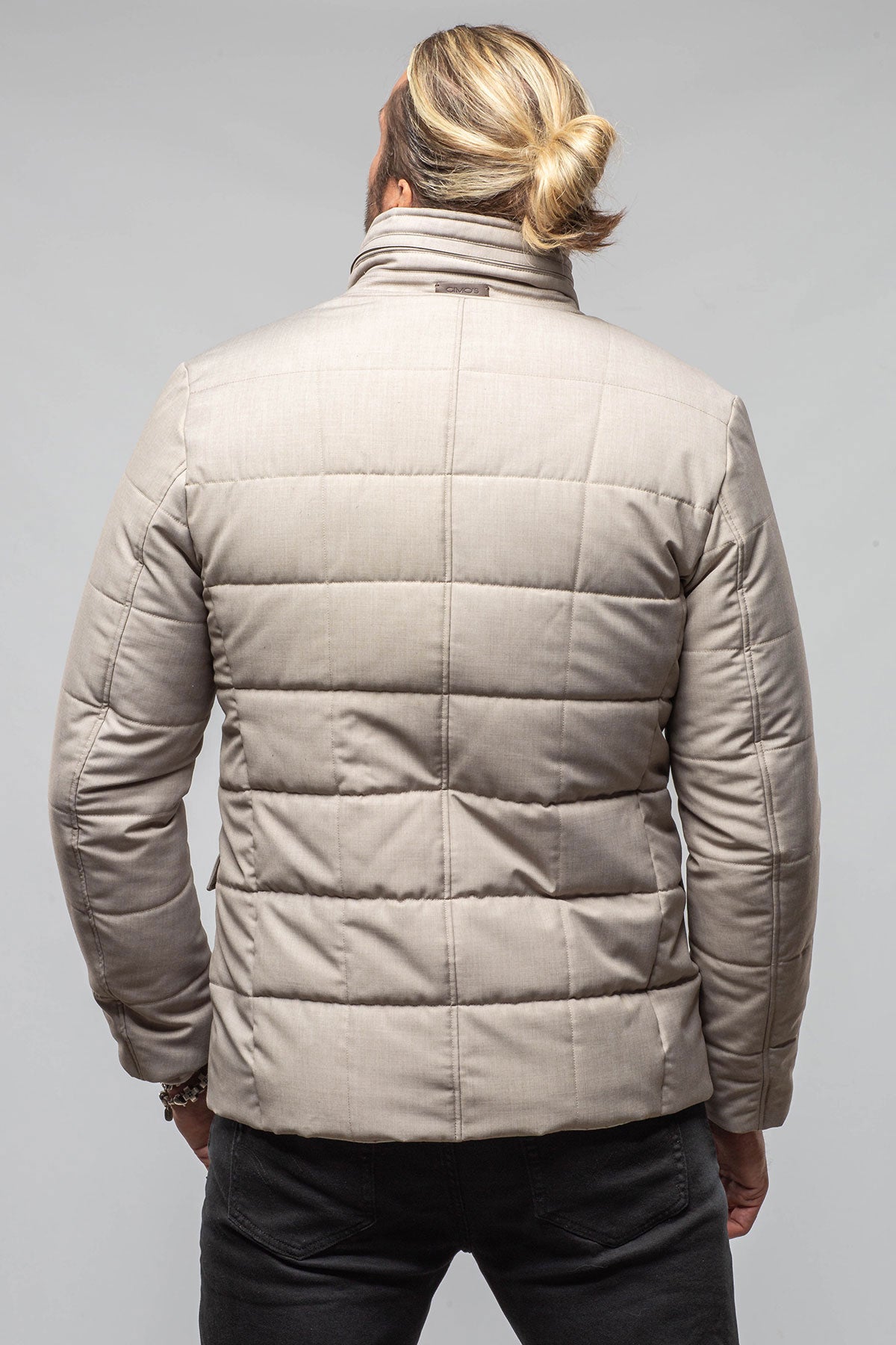Gimo's Lexington Quilted Jacket In Grey Samples - Mens - Outerwear - Cloth