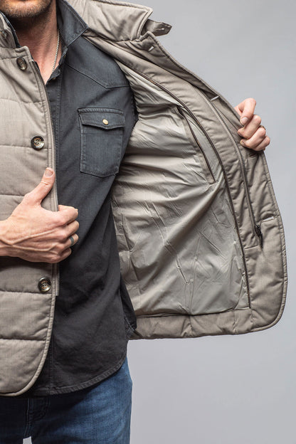 Gimo's Lexington Quilted Jacket In Stone Warehouse - Mens - Outerwear - Cloth