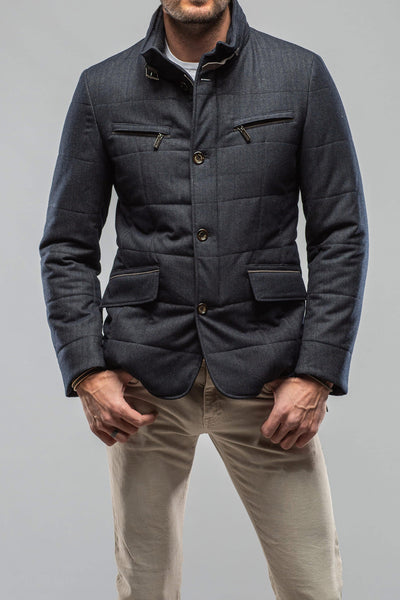 Gimo's Logan Herringbone Coat Samples - Mens - Outerwear - Cloth