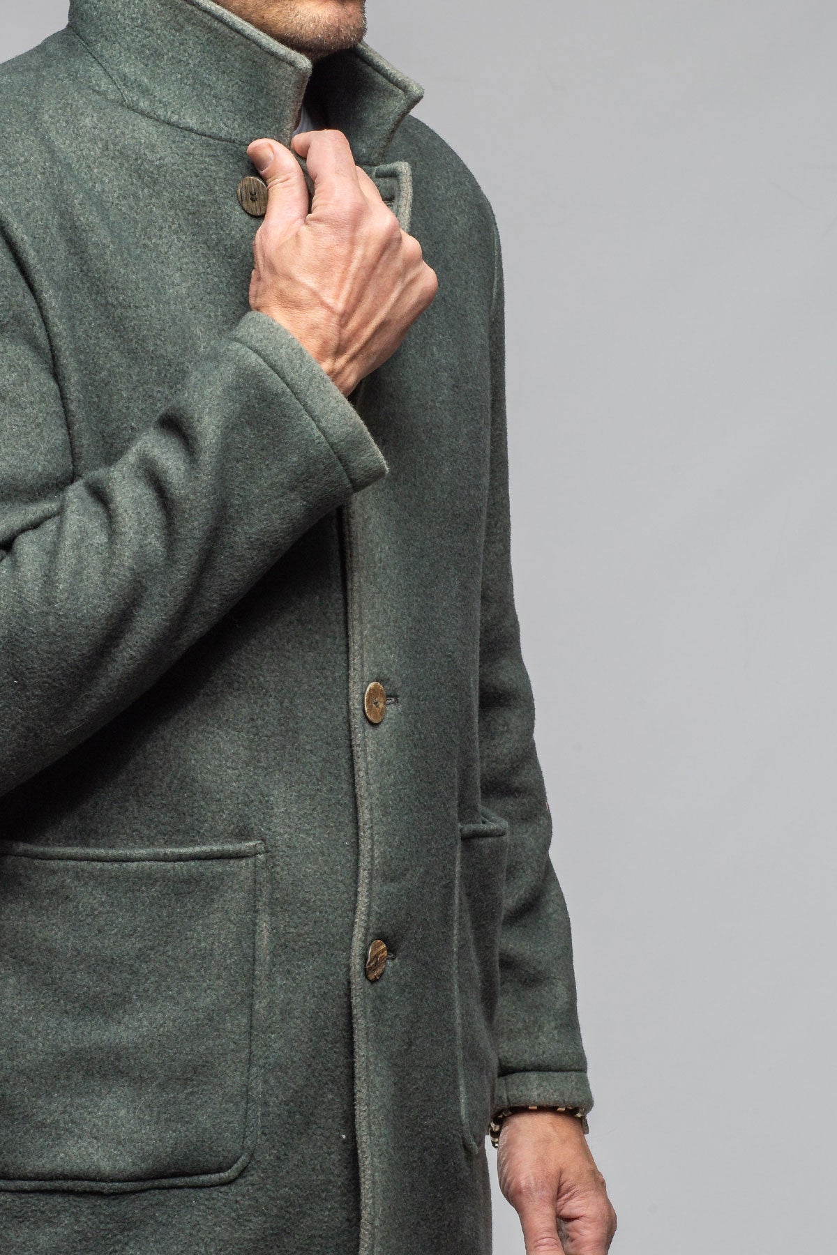 Gimo's Lucic Garment Dyed Coat Samples - Mens - Outerwear - Cloth