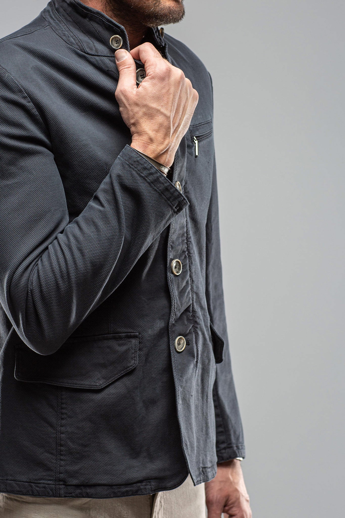 Lyndhurst Lightweight Jacket In Navy | Mens - Outerwear - Lightweight | Gimo's