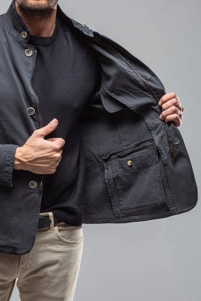 Gimo's | Lyndhurst Lightweight Jacket In Navy | Mens - Outerwear - Lightweight 