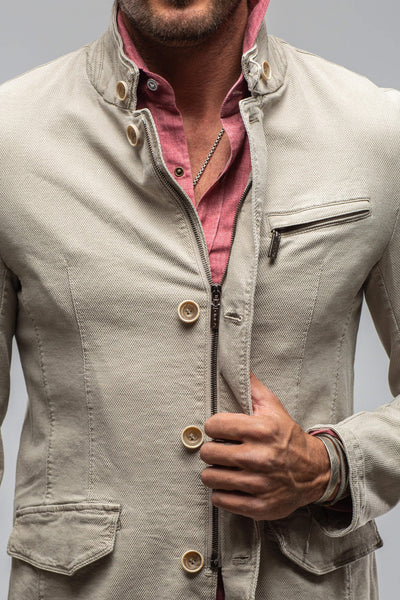 Gimo's Lyndhurst Lightweight Jacket In Off White Mens - Outerwear - Lightweight