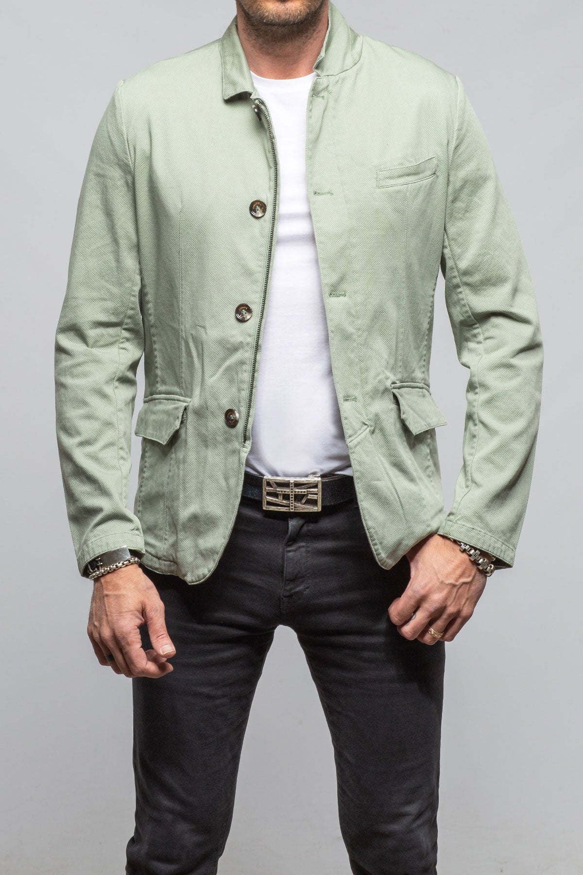 Gimo's Lyndhurst Travel Jacket In Green Mens - Outerwear - Lightweight