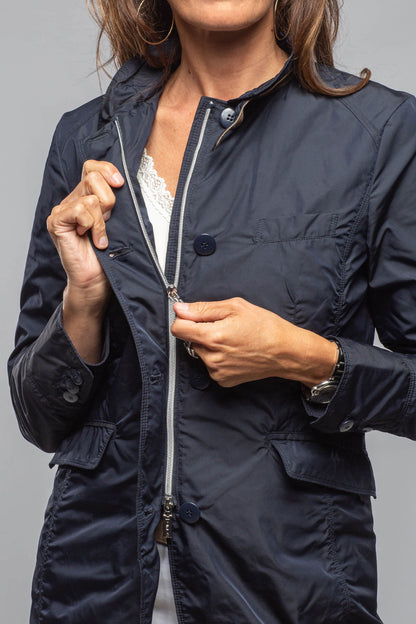 Gimo's Madison Travel Coat In Navy Warehouse - Ladies - Outerwear - Lightweight