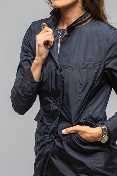 Gimo's Madison Travel Coat In Navy Warehouse - Ladies - Outerwear - Lightweight