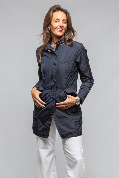 Gimo's Madison Travel Coat In Navy Warehouse - Ladies - Outerwear - Lightweight