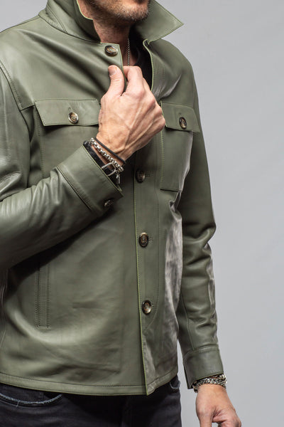 Gimo's Marco Nappa Shirt Jacket Samples - Mens - Outerwear - Leather