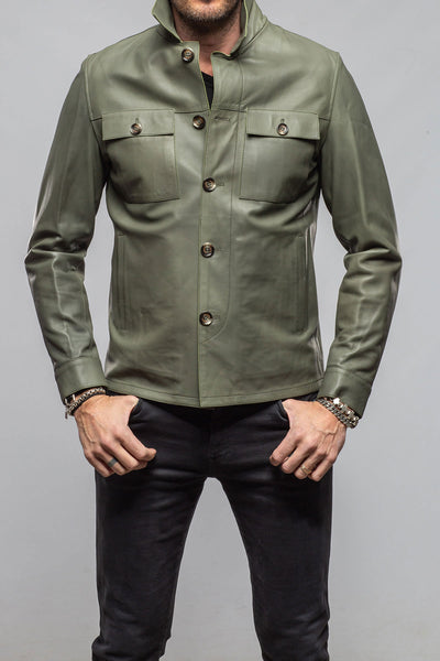 Gimo's Marco Nappa Shirt Jacket Samples - Mens - Outerwear - Leather
